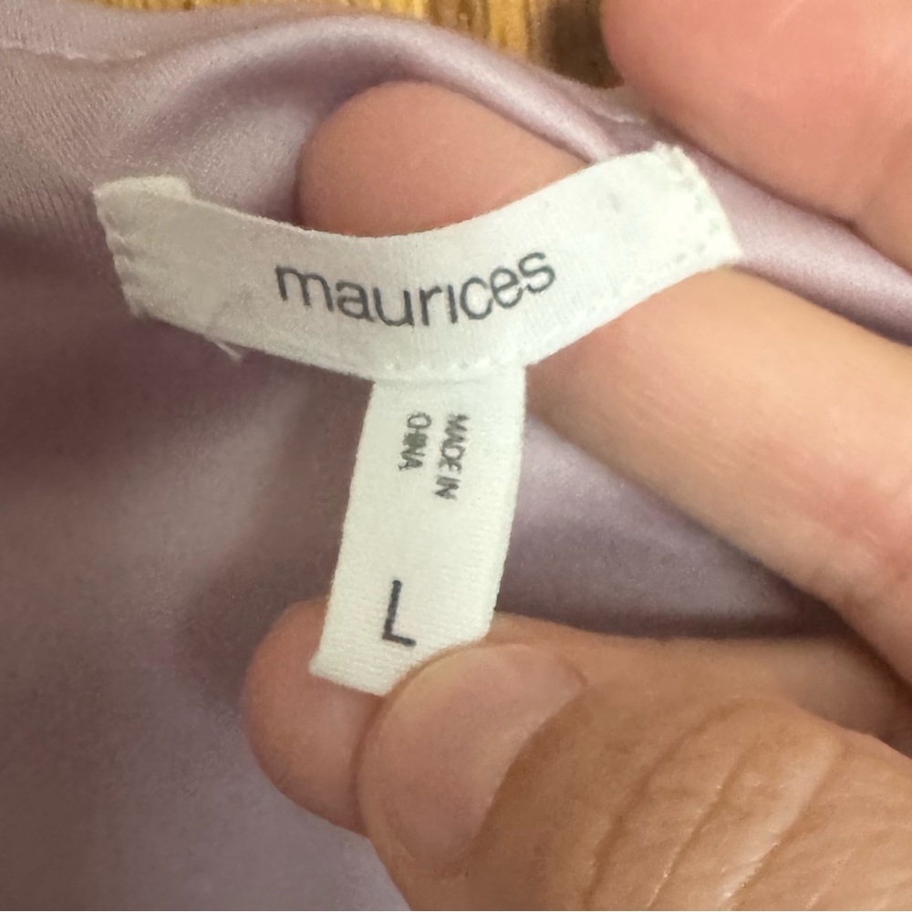 Maurices Pink Floral Midi Dress - Large - Picture 3 of 5